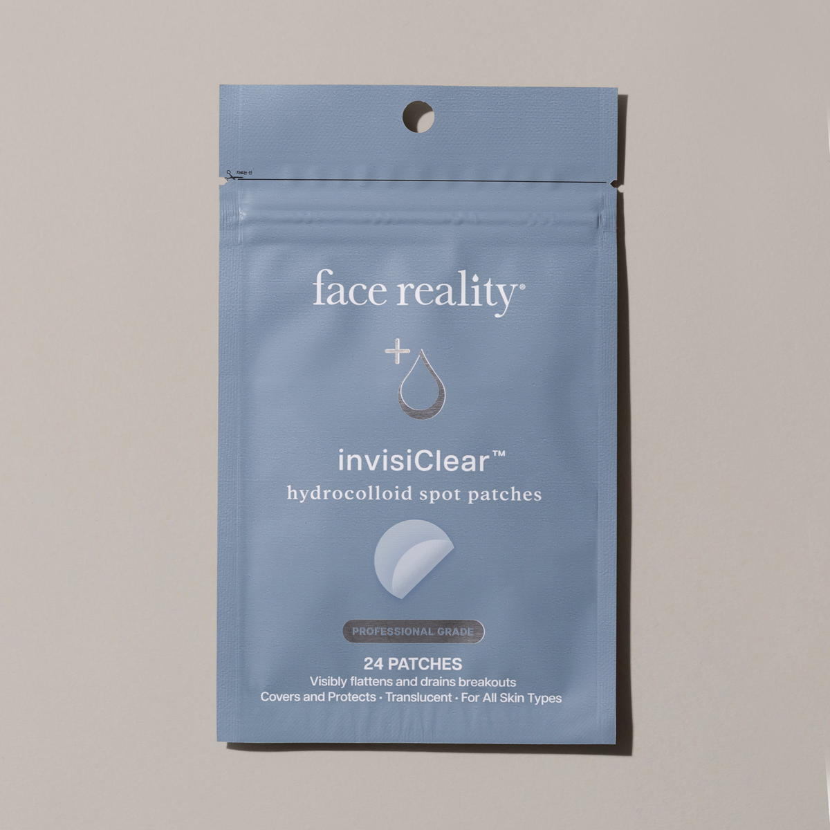 invisiClear™ Hydrocolloid Spot Patches — Single